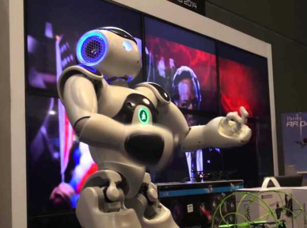 Exhibición de robots