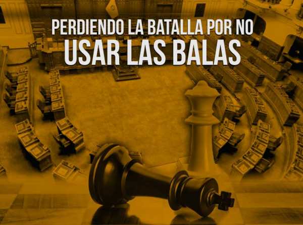 Perdiendo la batalla por no usar las balas