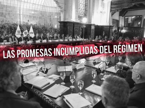 Las promesas incumplidas del r&eacute;gimen