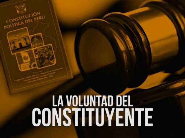 La voluntad del constituyente