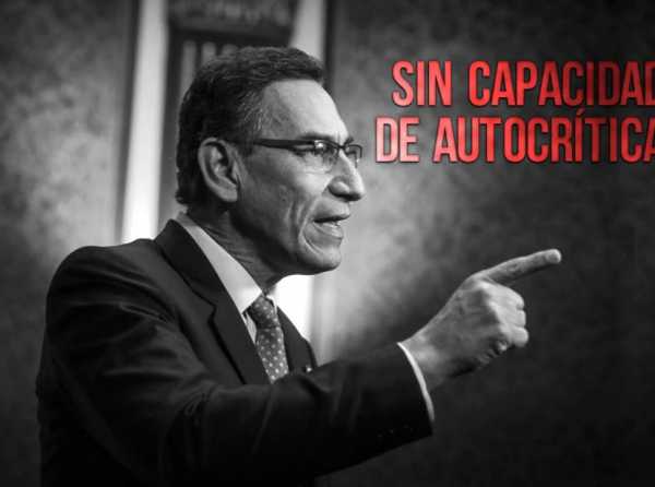 Sin capacidad de autocrítica