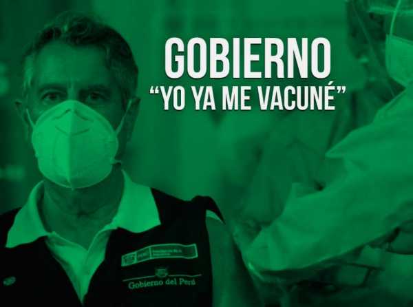 Gobierno: “yo ya me vacuné”