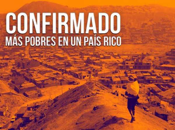 Confirmado: más pobres en un país rico