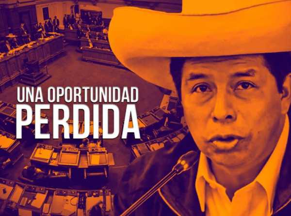 ﻿Una oportunidad perdida