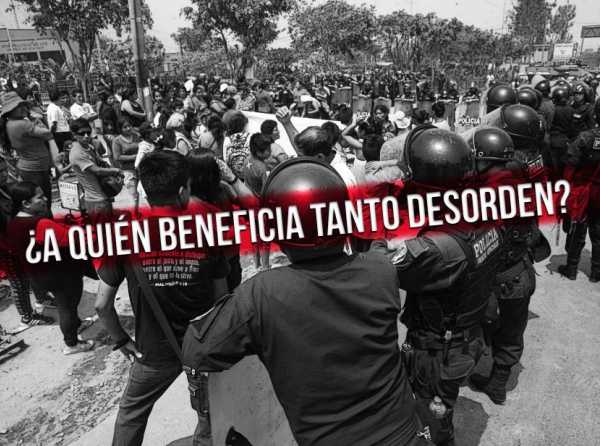 ¿A quién beneficia tanto desorden?