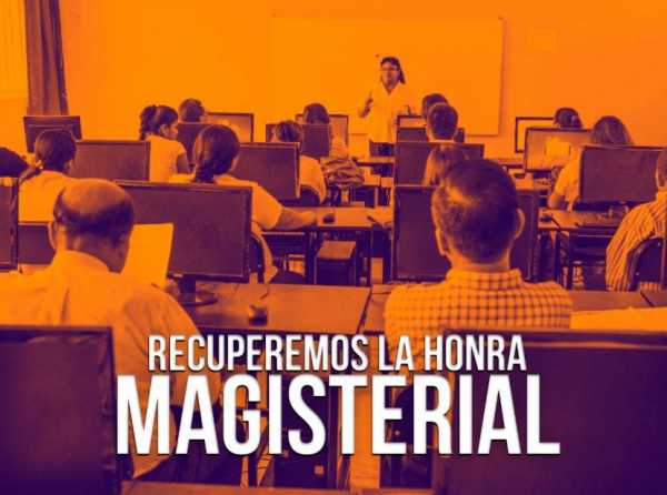 Recuperemos la honra magisterial