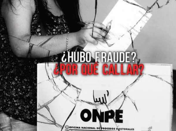 ¿Hubo fraude? ¿Por qué callar?
