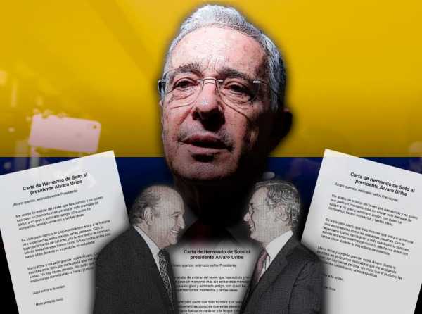 Carta de Hernando de Soto al presidente Álvaro Uribe