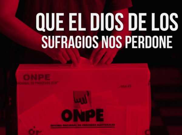 Que el dios de los sufragios nos perdone