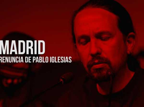 Madrid: Renuncia de Pablo Iglesias
