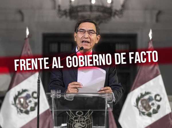 Frente al gobierno de facto