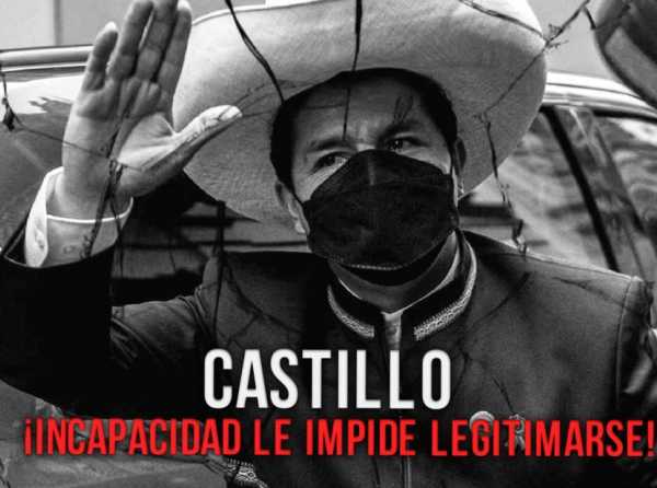 Castillo: ¡incapacidad le impide legitimarse!