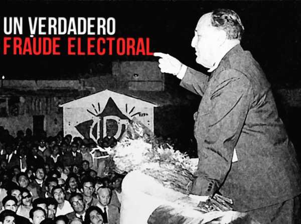 Un verdadero fraude electoral