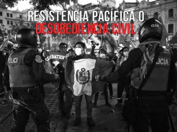 Resistencia pac&iacute;fica o desobediencia civil