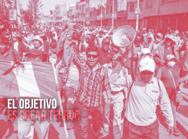 El objetivo es crear terror
