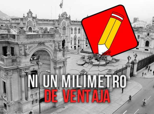 Ni un milímetro de ventaja