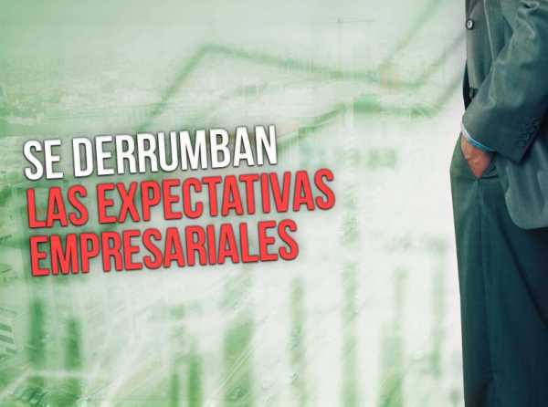 Se derrumban las expectativas empresariales