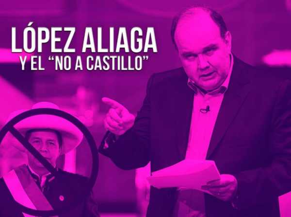 López Aliaga y el “no a Castillo”