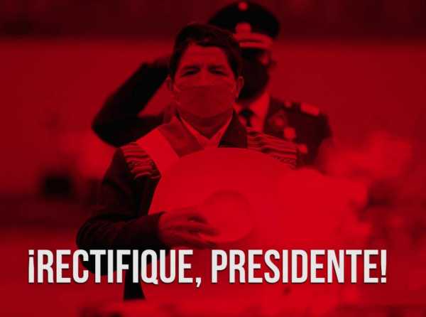 ¡Rectifique, Presidente!
