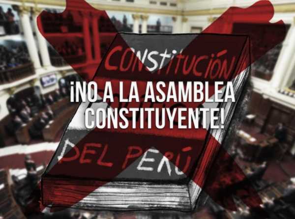 ¡No a la asamblea constituyente!