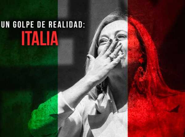 Un golpe de realidad: Italia
