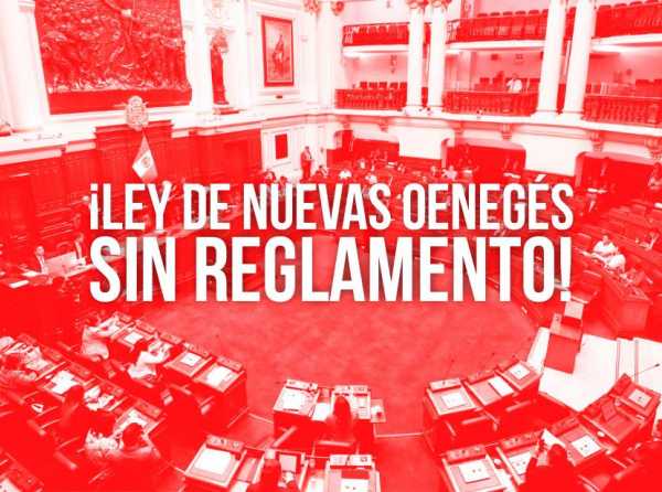 ¡Ley de nuevas oenegés sin reglamento! ¿Surge nueva oligarquía?