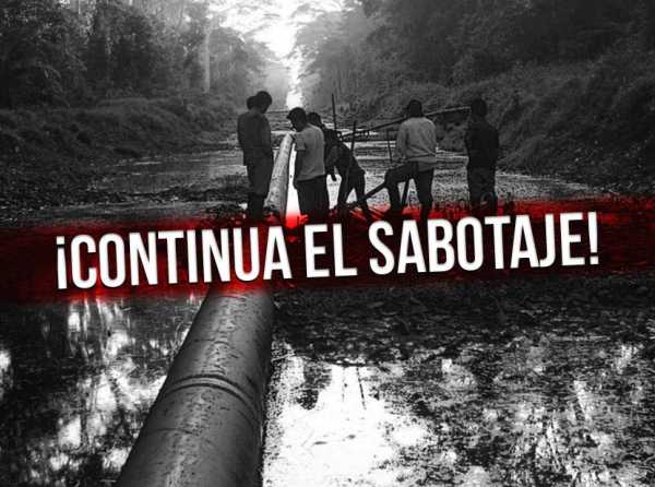 Sabotaje contra producción petrolera