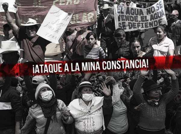 ¡Ataque a la mina Constancia!