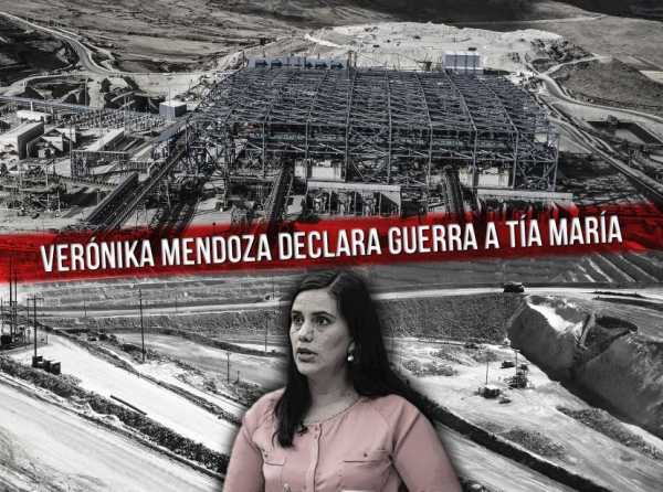 Verónika Mendoza declara guerra a Tía María