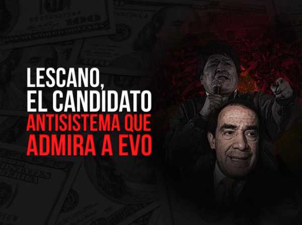 Lescano, el candidato antisistema que admira a Evo