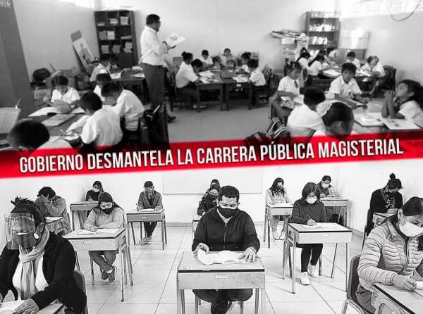 Gobierno desmantela la carrera pública magisterial