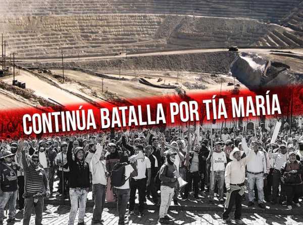 Continúa batalla por Tía María