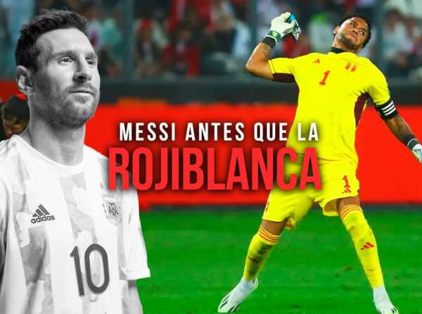 Messi antes que la rojiblanca