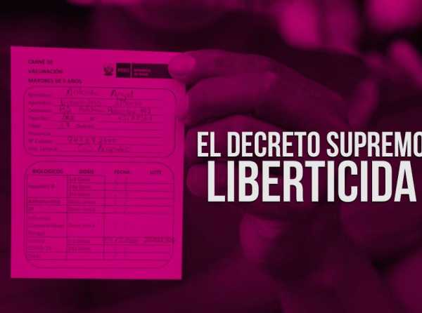 El decreto supremo liberticida