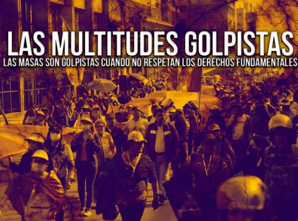 Las multitudes golpistas