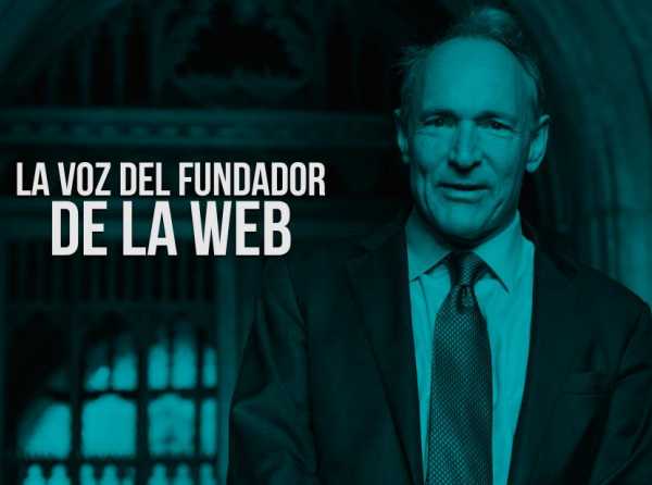 La voz del fundador de la web