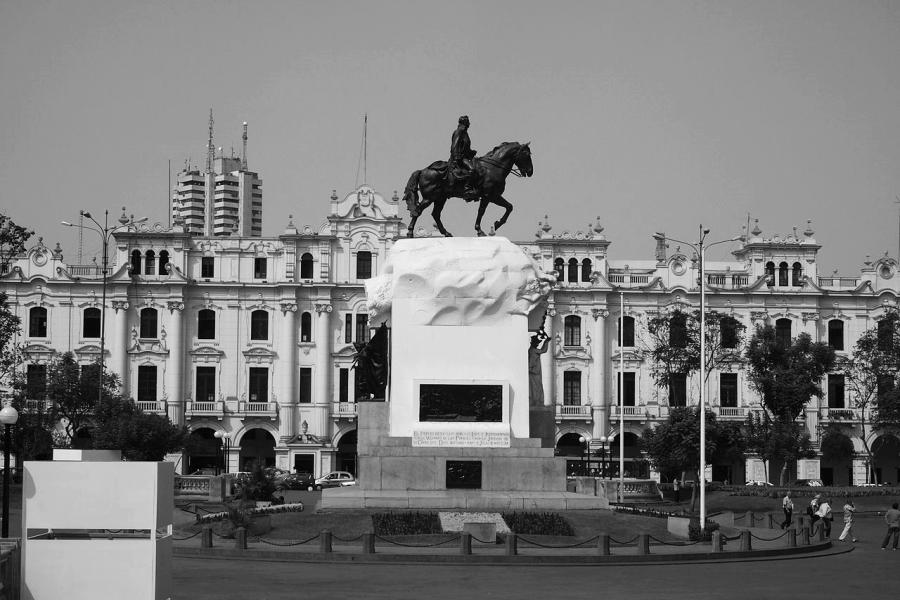 Los pugilistas de la Plaza San Martín