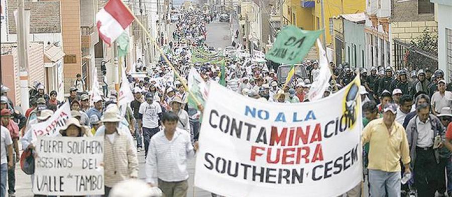El modelo y el relato antiminero