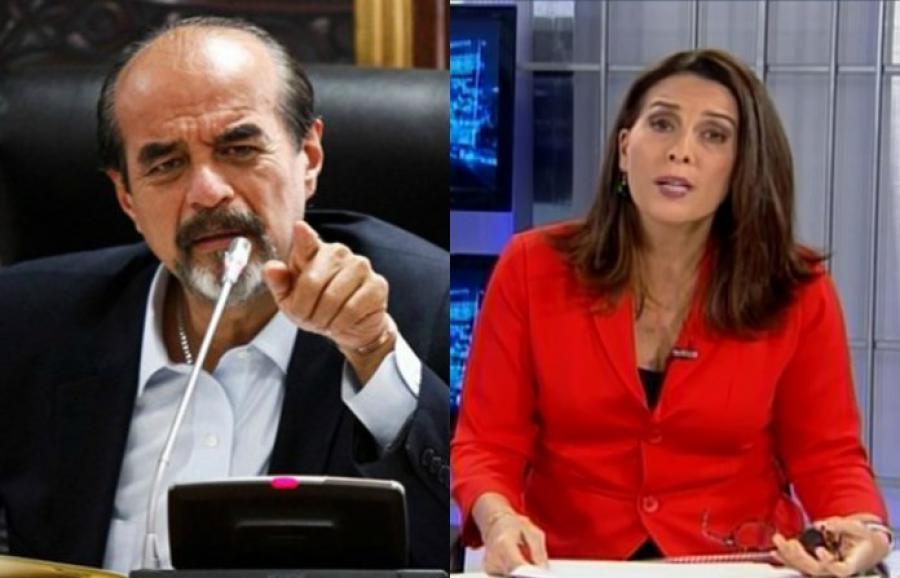 El político y la periodista