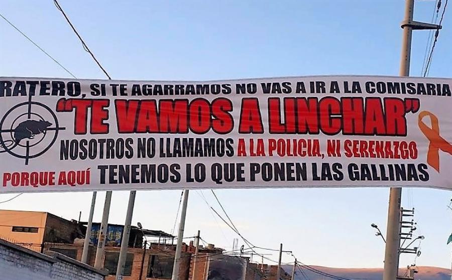 Inseguridad: el pueblo se defiende