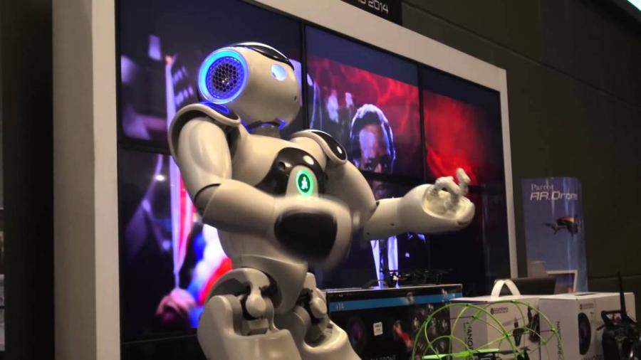 Exhibición de robots