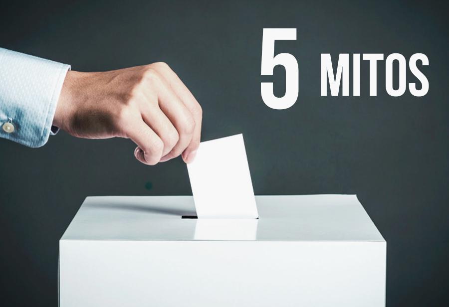 Cinco mitos electorales