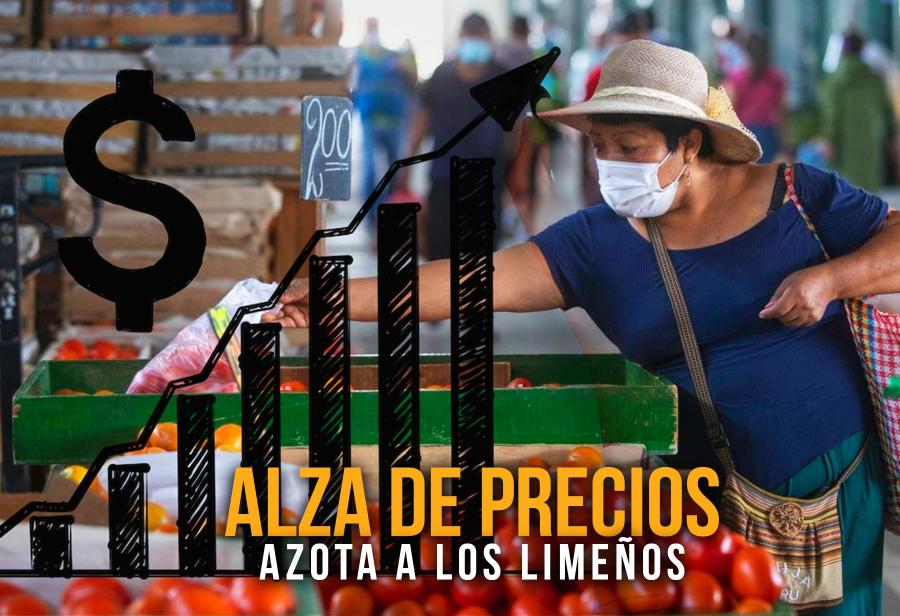 Alza de precios azota a los limeños