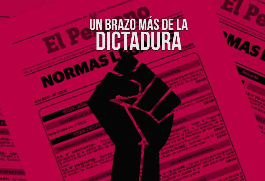 Un brazo m&aacute;s de la dictadura