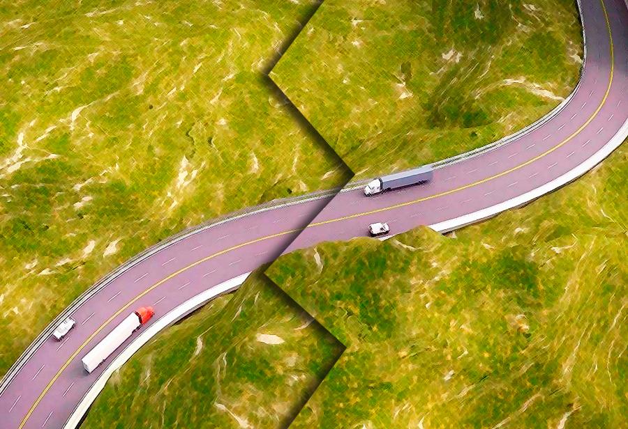 ¿En peligro la nueva carretera central?