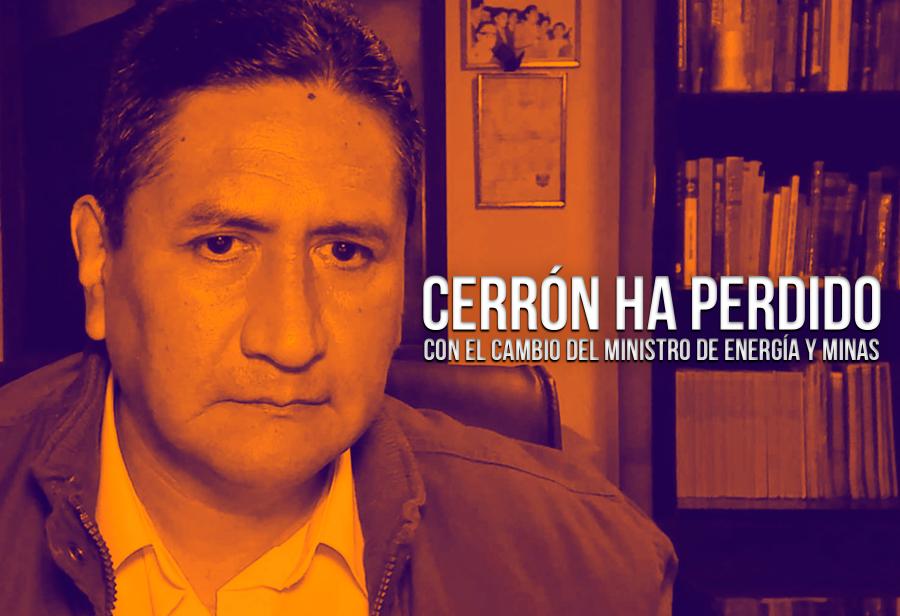 Cerrón ha perdido
