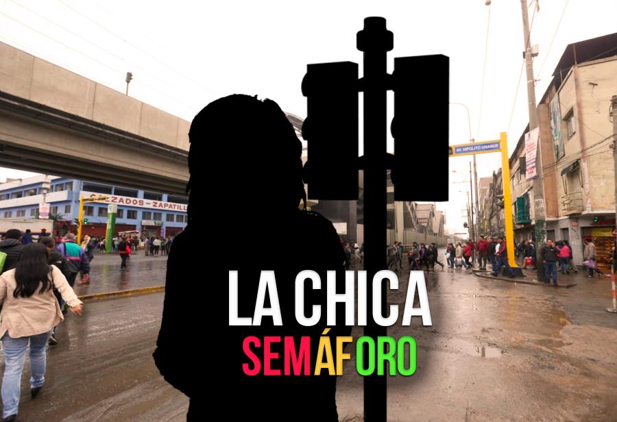 La chica semáforo