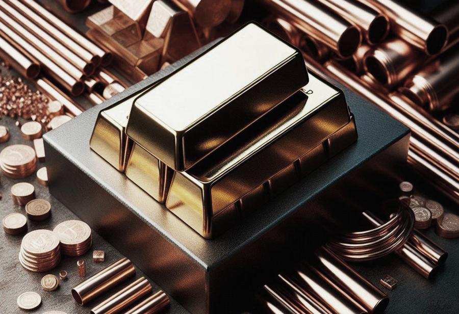 El oro y el cobre formal