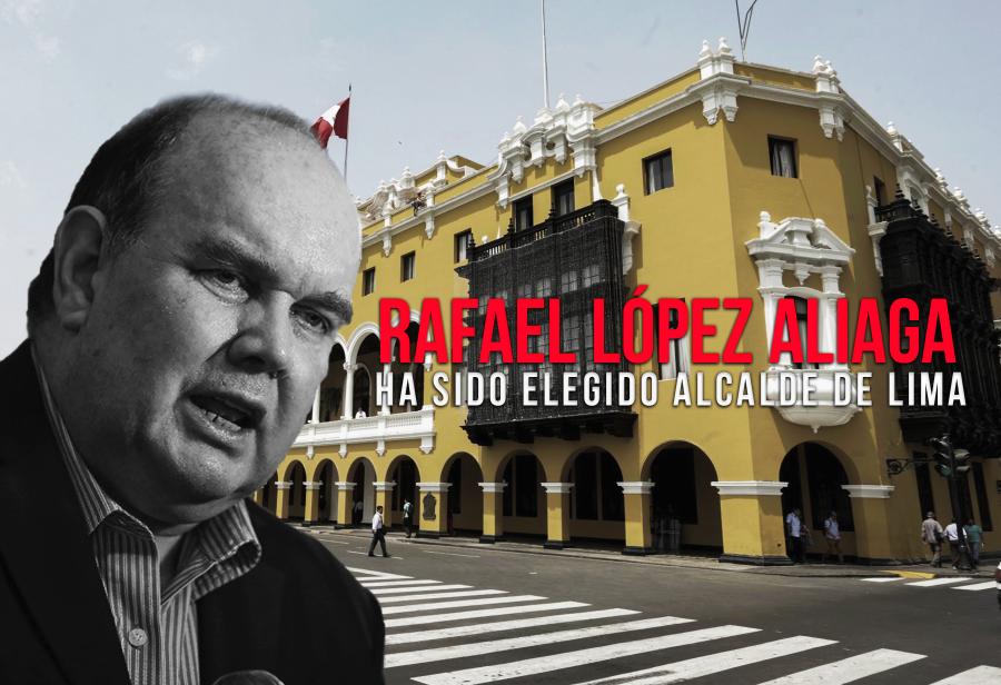 Rafael López Aliaga ha sido elegido alcalde de Lima
