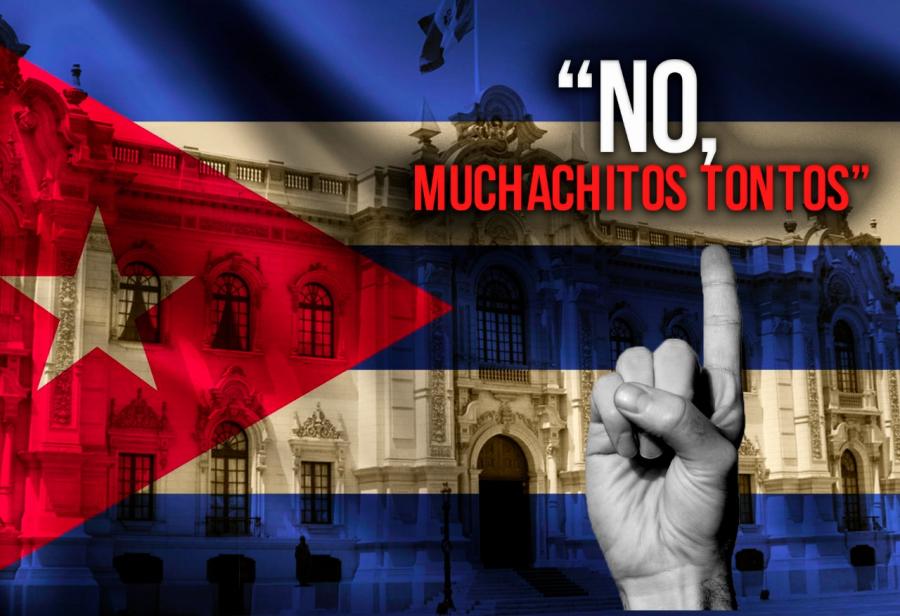 “No, muchachitos tontos”